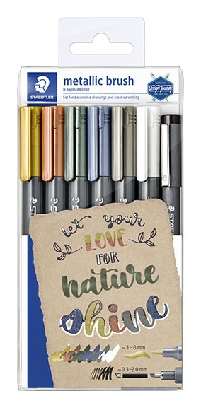 Staedtler Marker Metallic brush set (7)